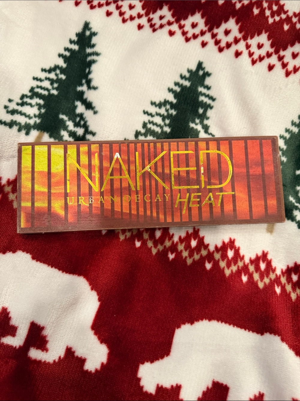 Urban Decay Naked Heat Palette - Red, Orange, Gold Packaging